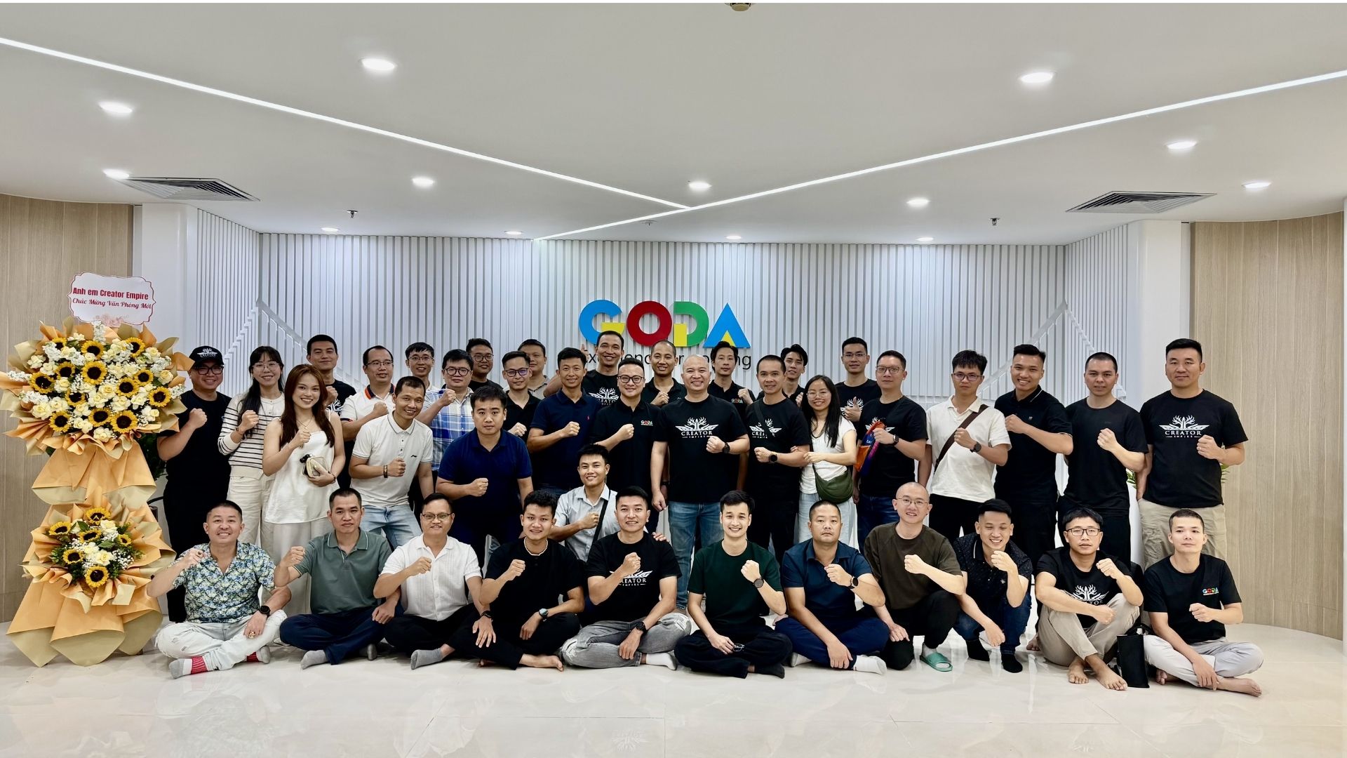 Đội ngũ Công ty Cổ phần Truyền thông GODA của Nguyễn Văn Huân